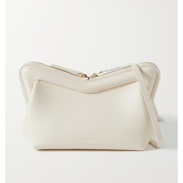 netaporter MANSUR GAVRIELM Frame mini leather shoulder bag