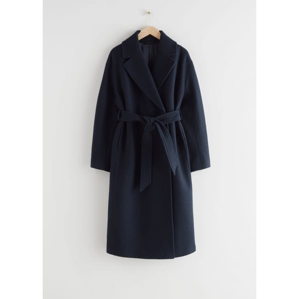 _ other stories Voluminous Belted Wool Coat