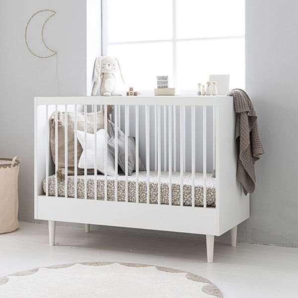 petite amelie BABY COT 120X60CM «ÉTOILE» _ WHITE