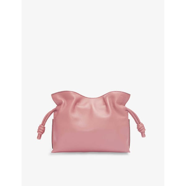 LOEWE Flamenco mini leather clutch bag
