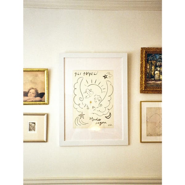 studio sogni gli angeli print