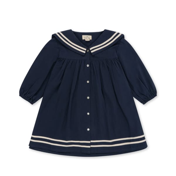 ando Classic Statement Collar Sailor Dress