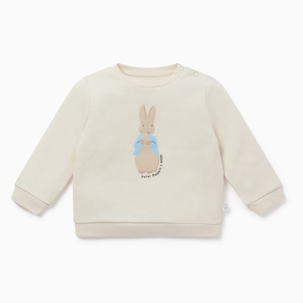 baby mori petter rabbit sweatshirt