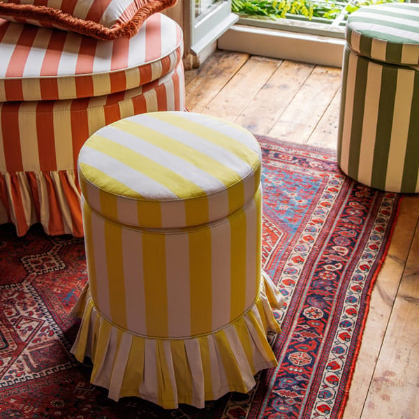 CERAUDO Aurora Footstool, Citron