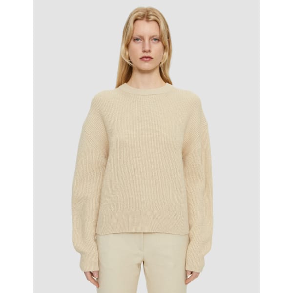 Luxe Cardigan Stitch Round Neck Jumper
