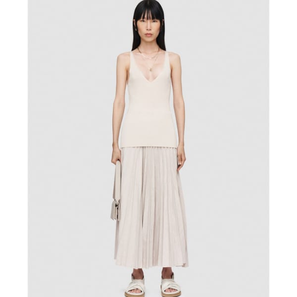 Satiny Rib Top
