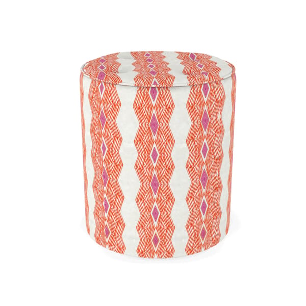 EVA SONAIKE FALOMO COLLECTION Odi Pouffe Orange