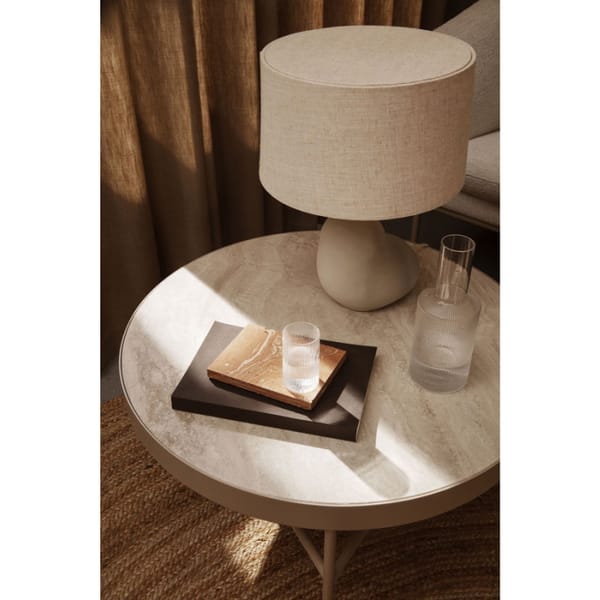 ferm living - travertine coffee table
