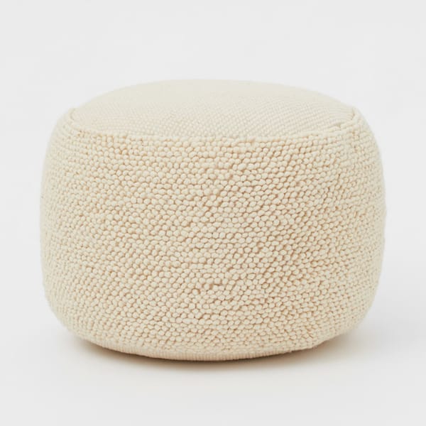 H&M Canvas pouffe