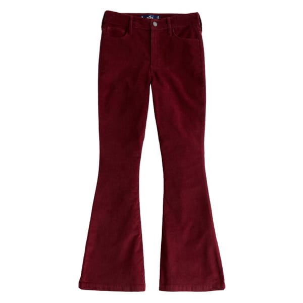 Hollister high rise corduroy pants