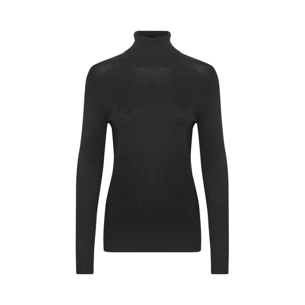 john lewis Saint Tropez Mila Roll Neck Jumper, Black