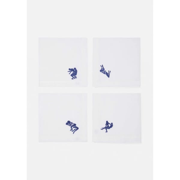 koibird CHEFANIE Kama Sutra Dinner Napkins - embroidered napkins