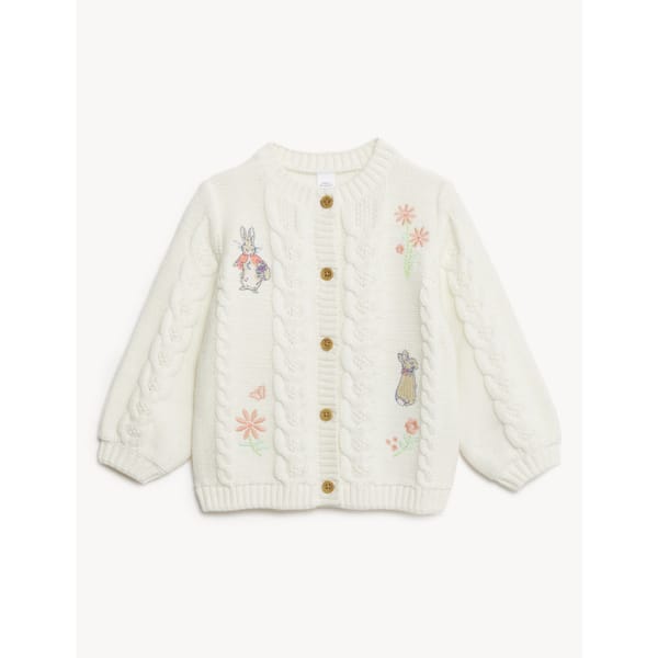 M&S Pure Cotton peter Rabbit Cardigan
