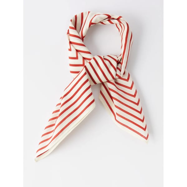 matchesfashion TOTEME Monogram-print organic cotton-blend scarf