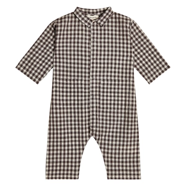mmytheresa CARAMEL Baby Cosmos cotton canvas jumpsuit £ 89