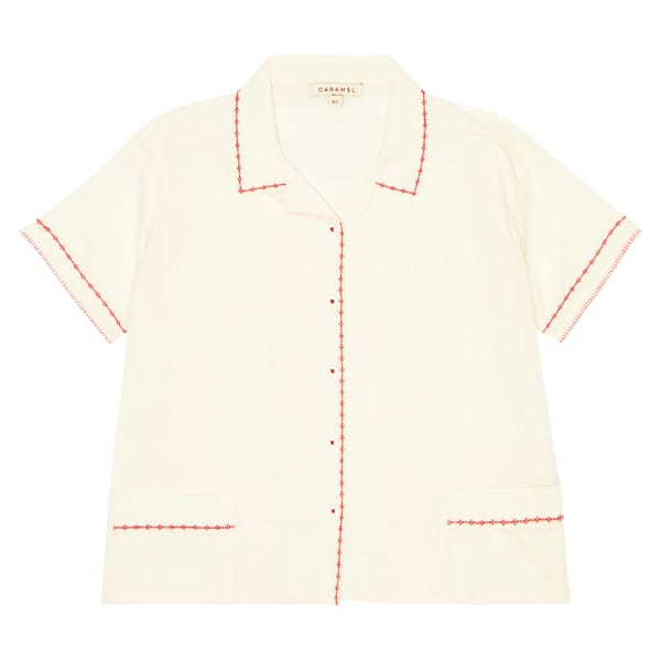 mytheresa CARAMEL Bamboo cotton cambric shirt £ 98