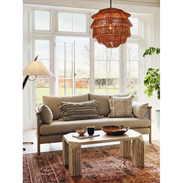soho home travertine coffee table - travertine coffee table