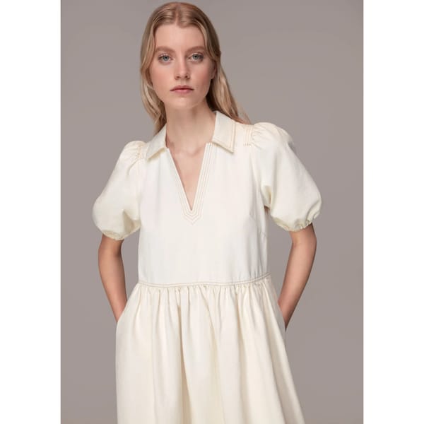 whistles RINA OVERSIZED DENIM DRESS
