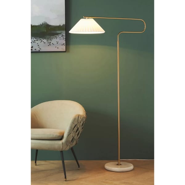 anthrpologie Harriet Pleated Floor Lamp