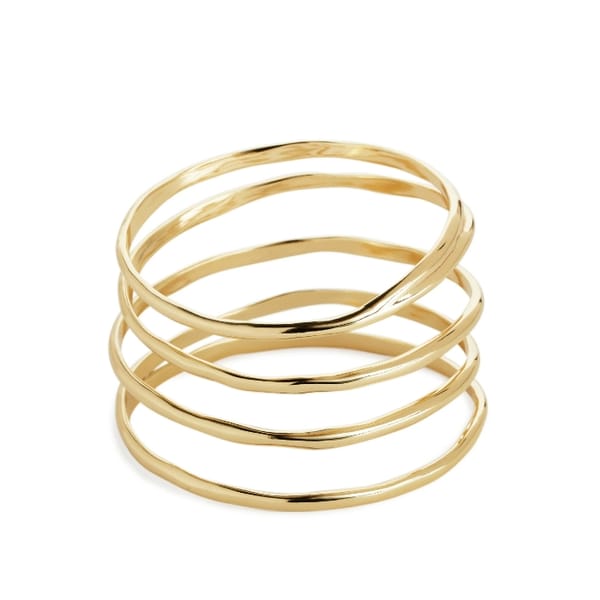 ARKET Wide Gold-Plated Armlet - Grecian style
