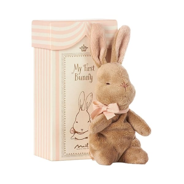 coco and wolf MAILEG MY FIRST BUNNY IN BOX - newborn baby gifts