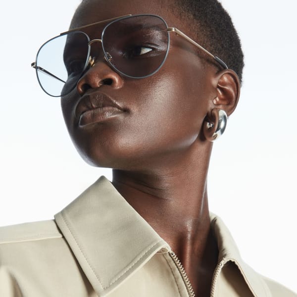 cos x linda farrow - retro sunglasses