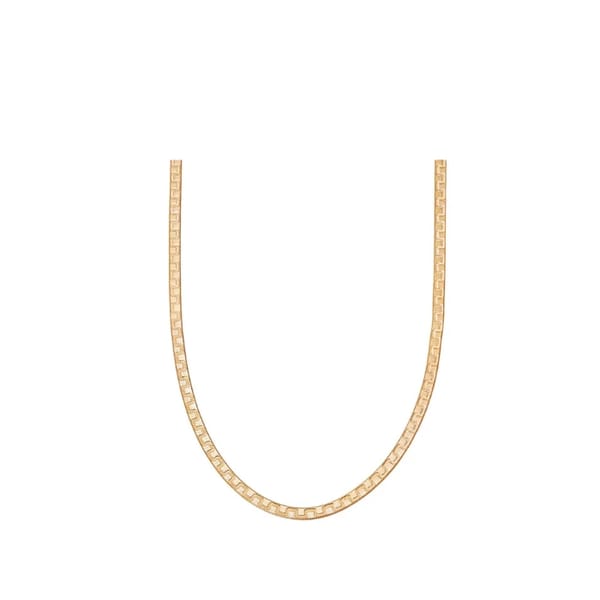 daisy london ESTÉE LALONDE GODDESS SNAKE CHAIN NECKLACE - summer ankle boots