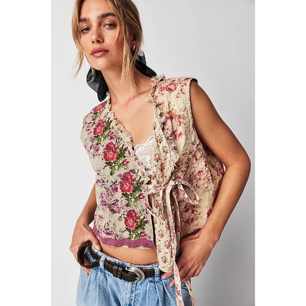 free people magnolia pearl love - spring gilet