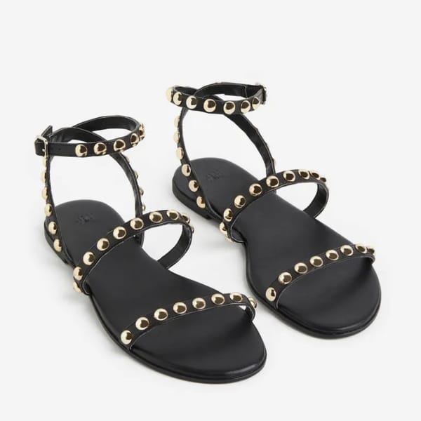 H&M Studded sandals - Grecian style