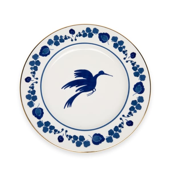 la double jwildbird charger plate - dinner plates