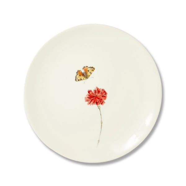 LABORATORIO PARAVICINI Bloom Carnation Dinner Plate