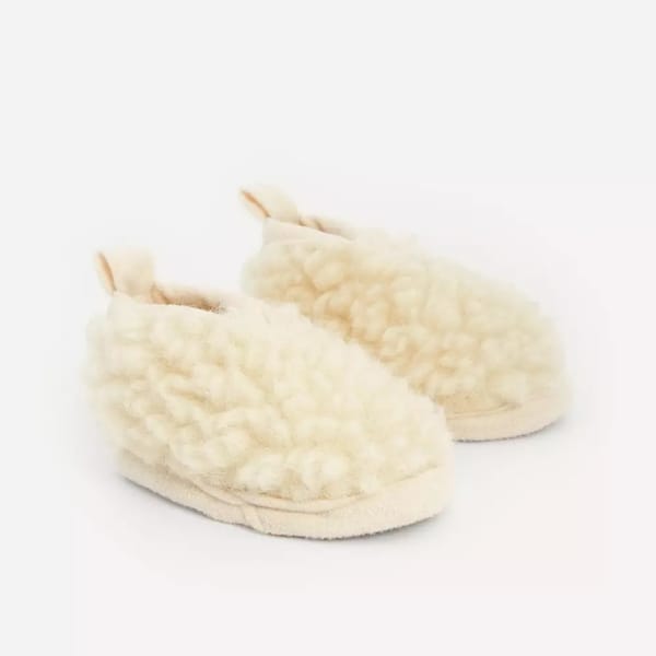 newborn baby gifts liberty BINIBAMBA Sheepskin Booties
