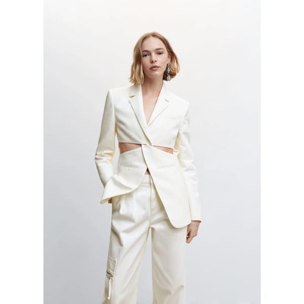 mango cut out blazer - Cutout dresses