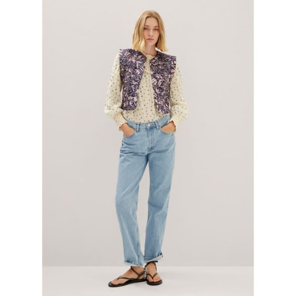 mango quilted gilet - spring gilet