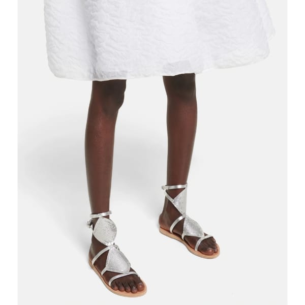 ANCIENT GREEK SANDALS Alki leather sandals - Grecian style