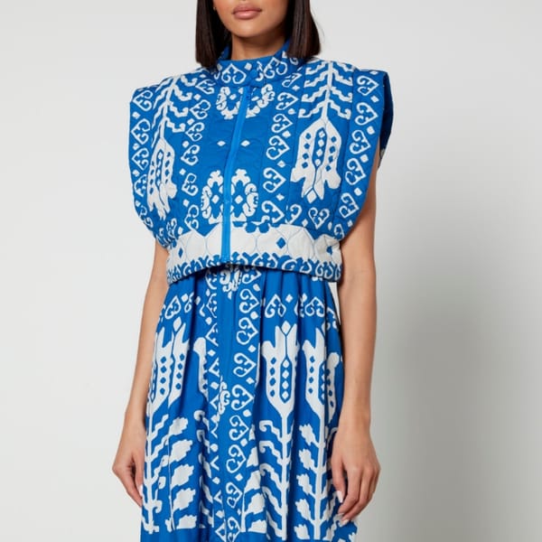 Sea New York Sonia Printed Cotton Gilet - spring gilet