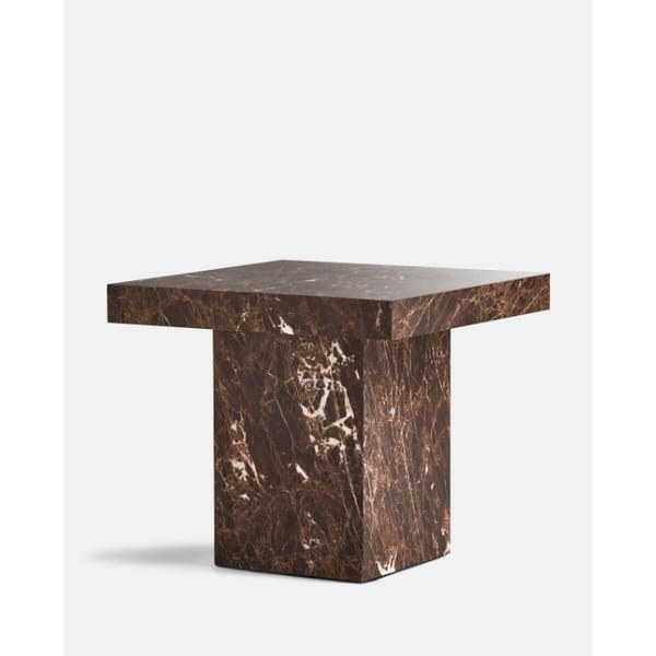 soho home Phoenix Table, Emperador Marble, Tall