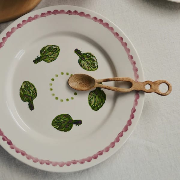 spicer and wood artichoke plate - dinner plates