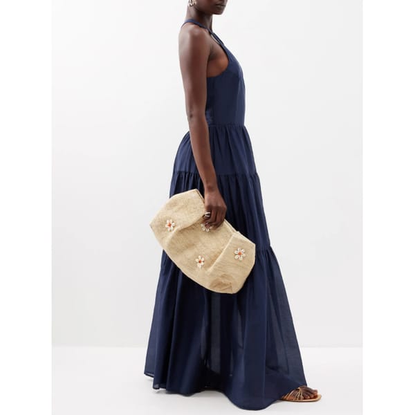 Emmeline cotton-blend maxi dress- australian fashion brands