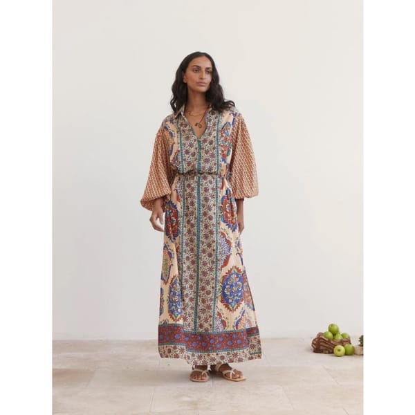 BOTEH CLEMENTINE MAXI SMOCK DRESS- australian fashion brands