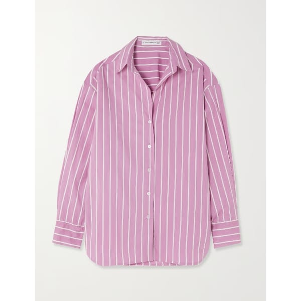 Daija Striped Cotton-Poplin Shirt - striped shirts