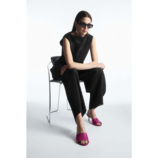 COS LEATHER MULES