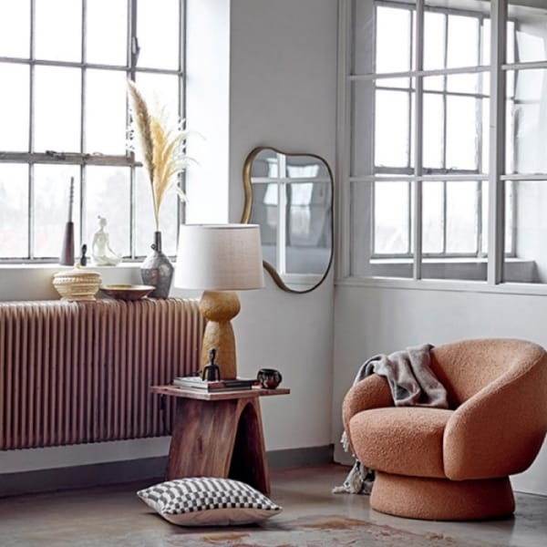 Share Angelina Large Mirror, Brass - statemen mirror