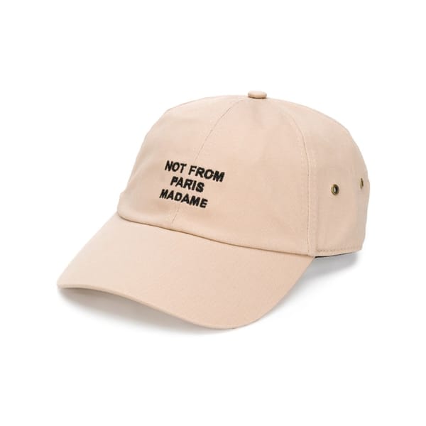 Drôle De Monsieur Not From Paris baseball cap - striped shirts