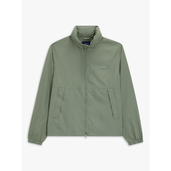 GANT GANT Light Windshielder Jacket, 359 Green Ash - heritage brand, john lewis