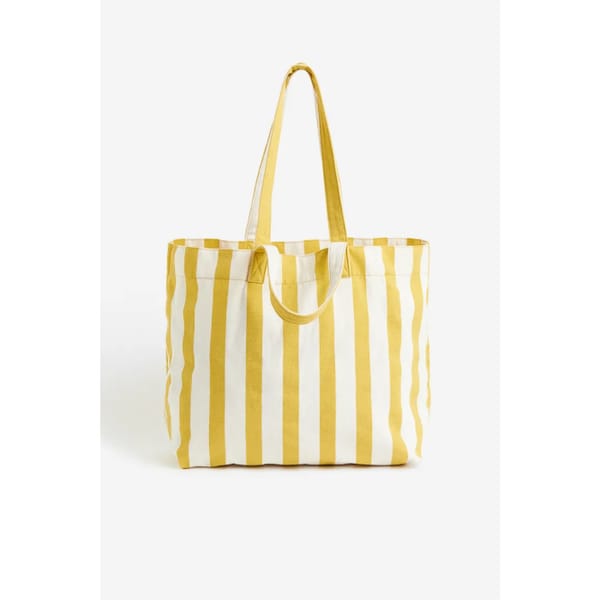 H&M Canvas shopper - striped shirts