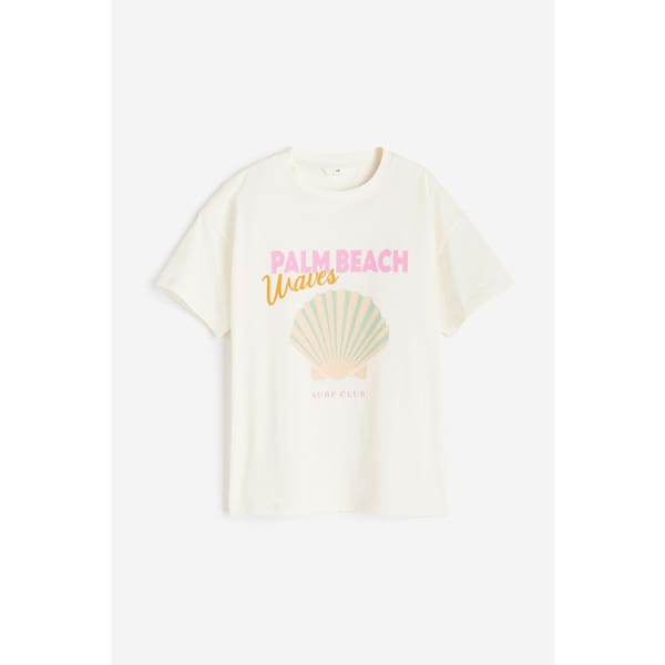 H_M Printed T-shirt - surfer style