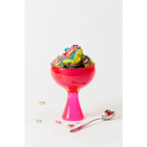 houses and parties ACRYLIC ICE CREAM COMPOTE _ SPOON - dessert bowls