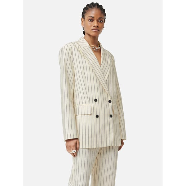 jigsaw Italian Pinstripe Jacket - quiet luxury