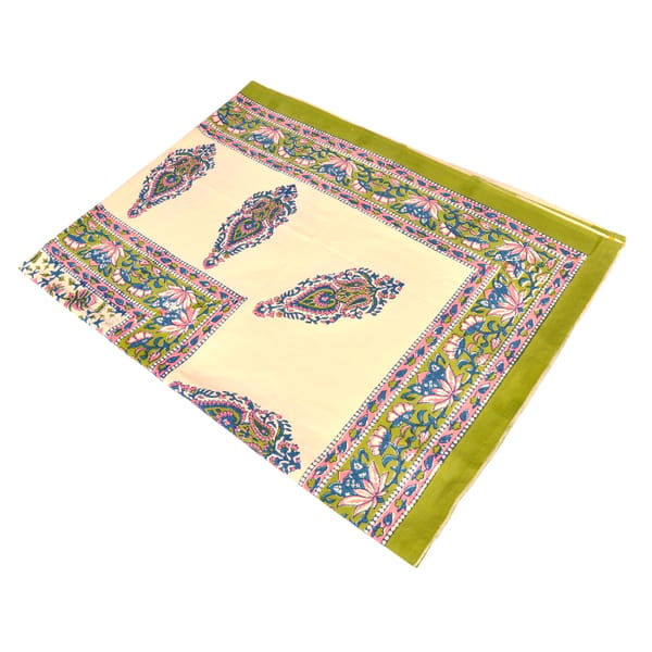 joanna wood pink blue green tablecloth - summer tablecloth